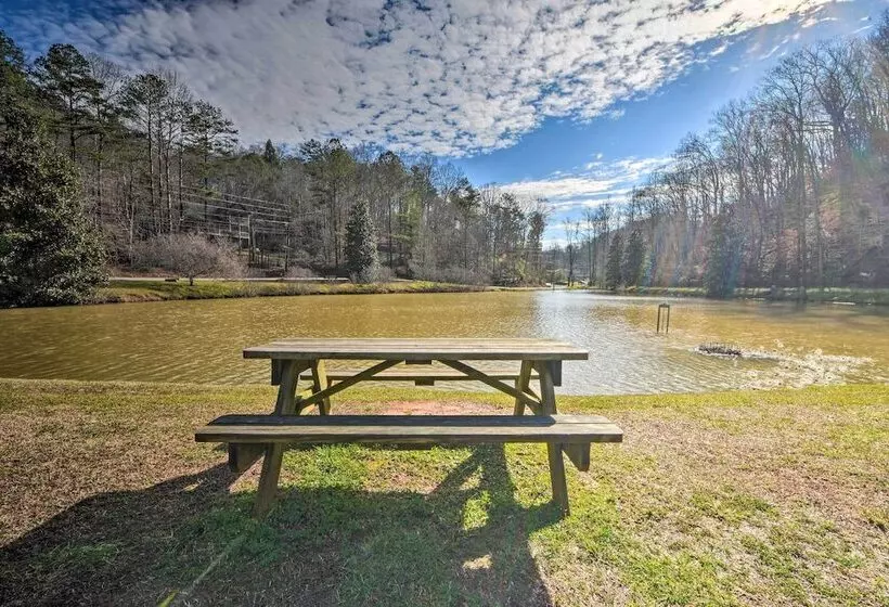 Dreamy Ellijay Resort Cabin W/ Game Room & Decks!