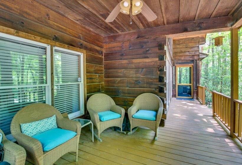 North Georgia Log Cabin Located In Bent Tree!