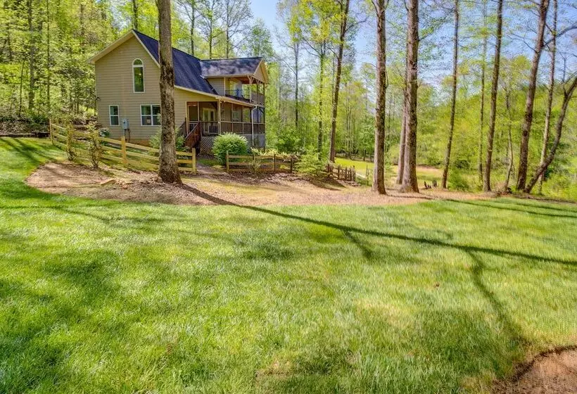 Peaceful Ellijay Home W/ Deck   Hike & Fish!