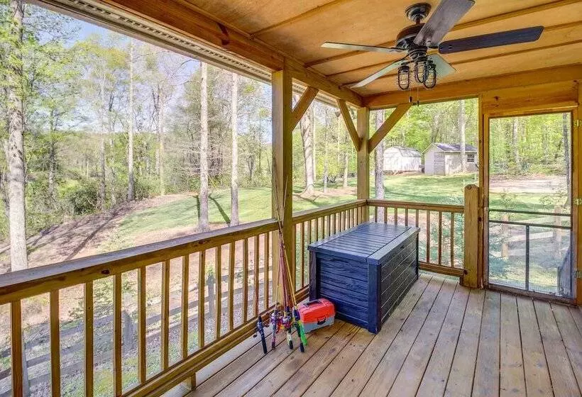 Peaceful Ellijay Home W/ Deck   Hike & Fish!