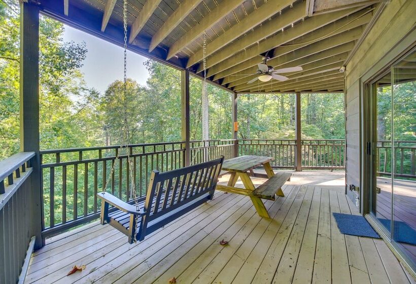 Spacious Ellijay Resort Home W/ Hot Tub!