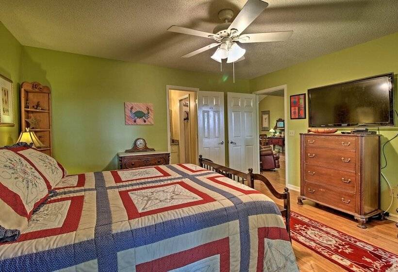 Waterfront Midway Home W/sunroom & Large Yard