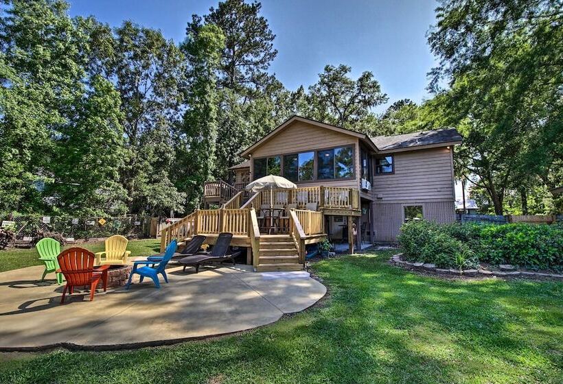 Waterfront Midway Home W/sunroom & Large Yard