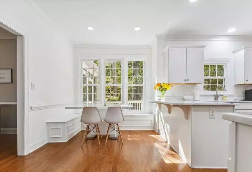 Bright Clayton Home With Screened Deck!