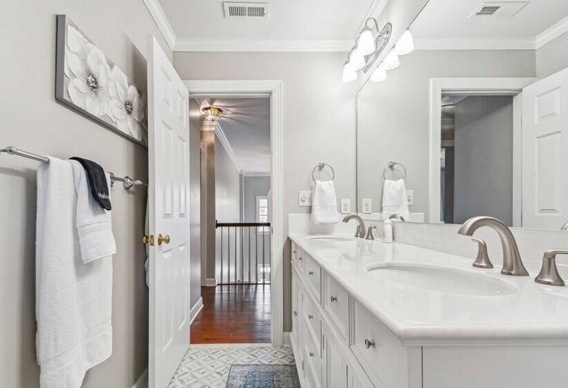 Bright Clayton Home With Screened Deck!