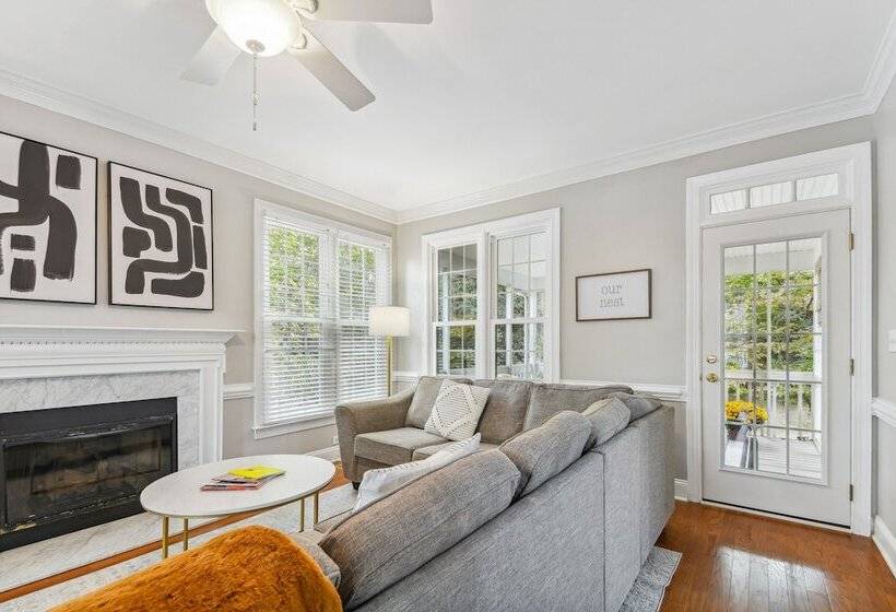 Bright Clayton Home With Screened Deck!