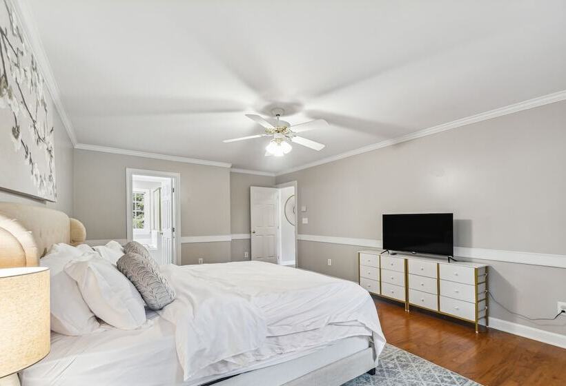 Bright Clayton Home With Screened Deck!