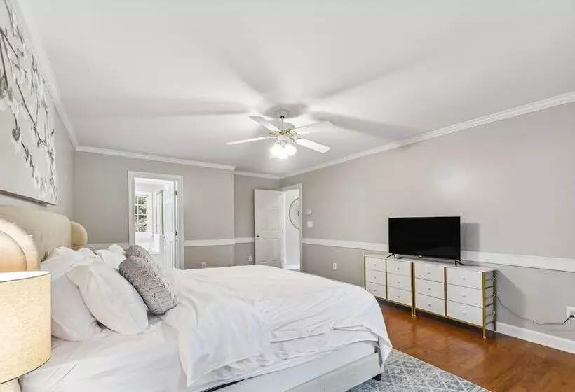 Bright Clayton Home With Screened Deck!