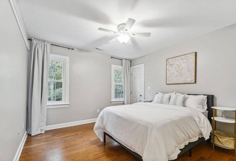 Bright Clayton Home With Screened Deck!