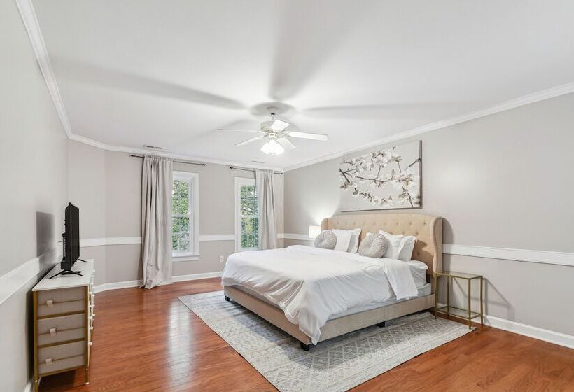 Bright Clayton Home With Screened Deck!