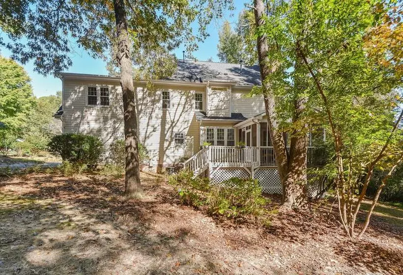 Bright Clayton Home With Screened Deck!