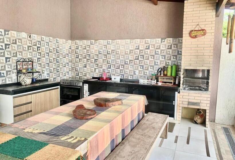 פנסיון Quarto Com área Gourmet E Piscina Privativo