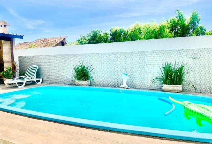 פנסיון Quarto Com área Gourmet E Piscina Privativo