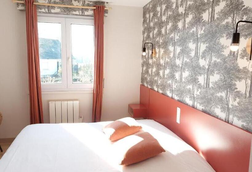 ホテル Logis Hôtel Vannes Nord Le Clos Des Hortensias