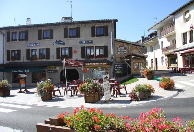 هتل Hôtel Restaurant La Ferme Du Père François