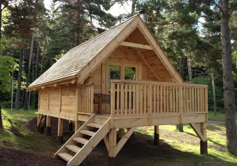 منتجع Cabane Lodge Domaine Du Lac Chambon