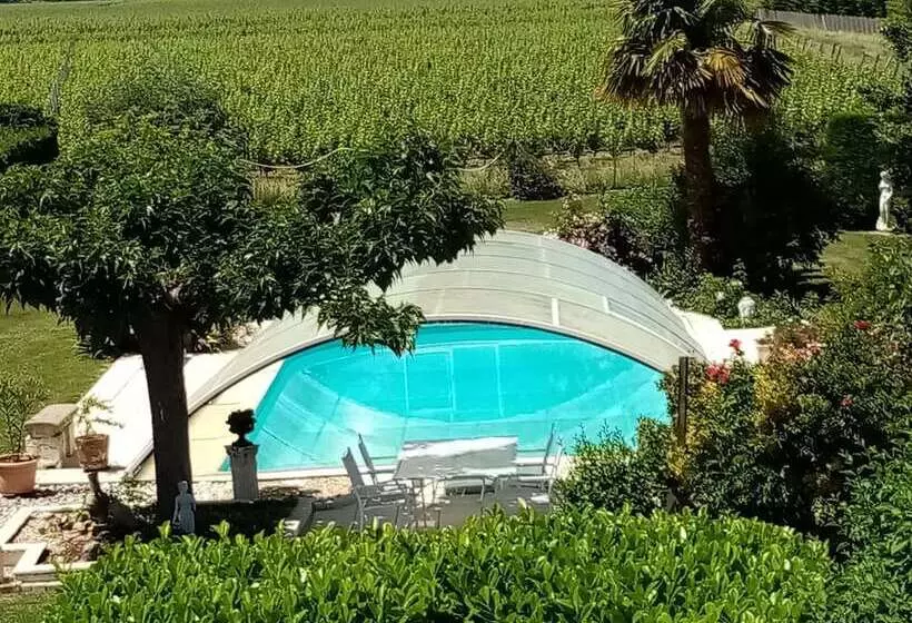 Aamiaismajoitus (B&B) Le Chalet Des Vignes