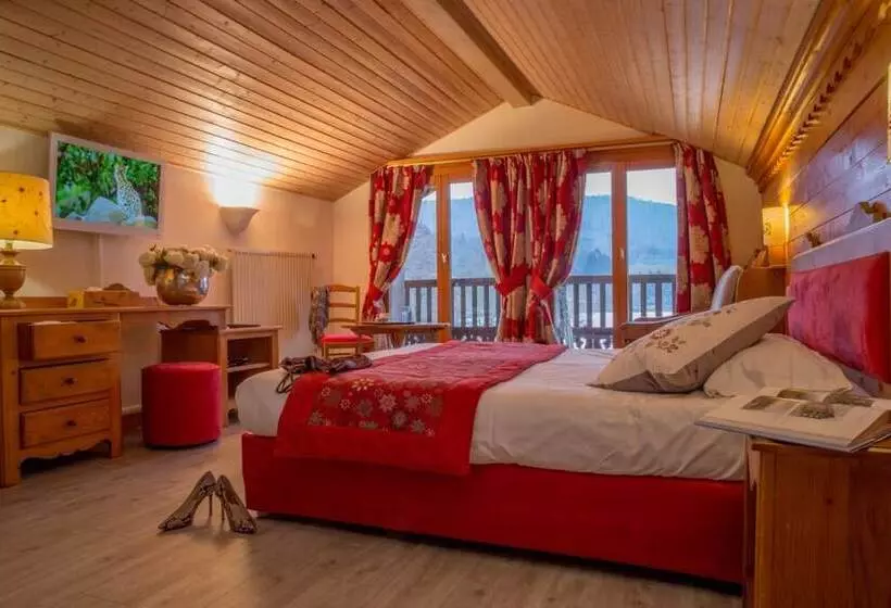 ホテル L Ancolie Chalet Du Lac