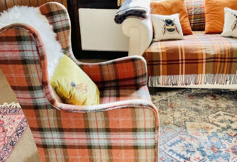 Log Burner And Beamed Ceilings King Size Bed