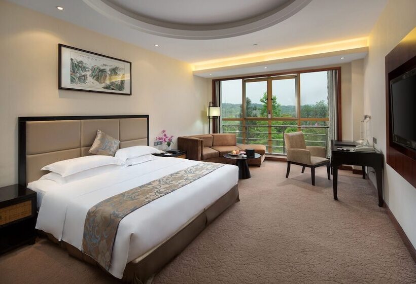 בית מלון כפרי Huitang Huatian Hot Spring Resort