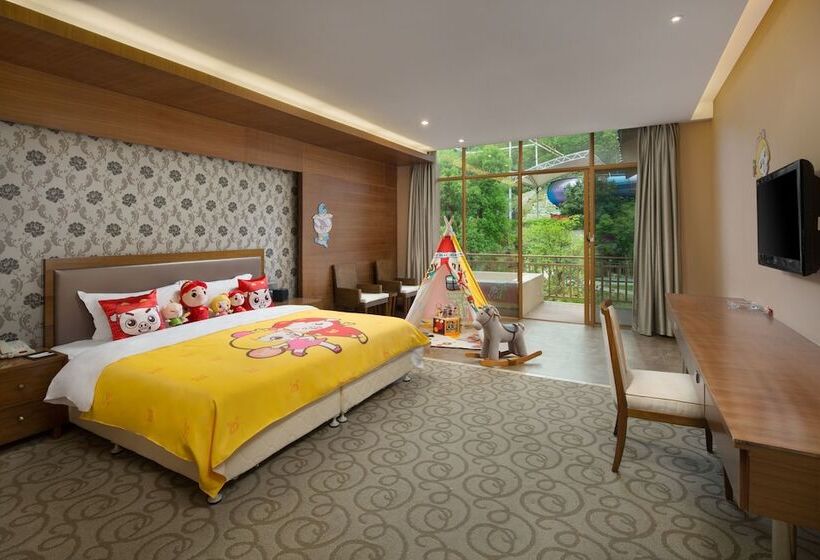 בית מלון כפרי Huitang Huatian Hot Spring Resort