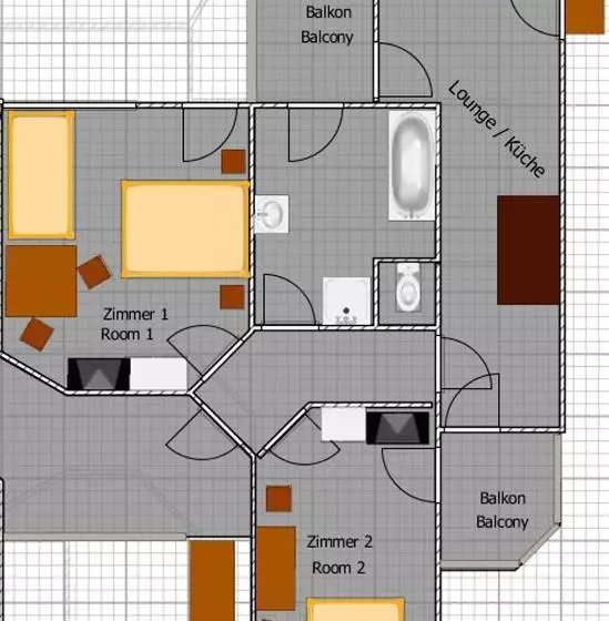 ベッドアンドブレックファースト Gästehaus Zur Schönen Aussicht