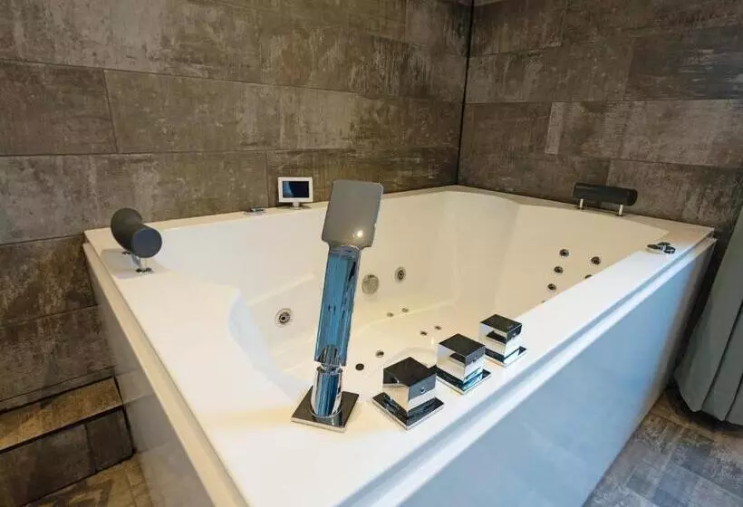 Luxe Kamer Met Jacuzzi Bij B&b Gezond Aan Zee   Toegang Wellnesstuin Meerprijs