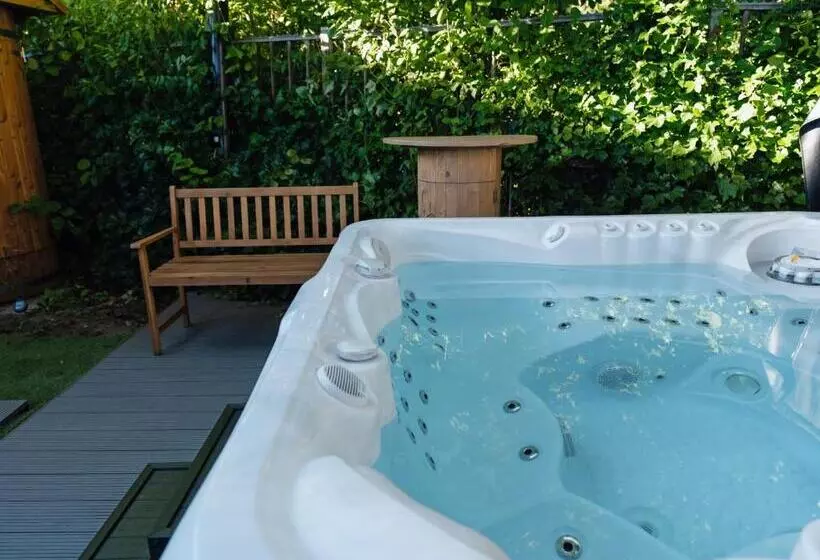 Luxe Kamer Met Jacuzzi Bij B&b Gezond Aan Zee   Toegang Wellnesstuin Meerprijs
