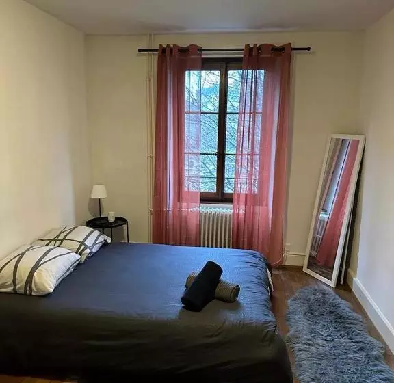 ペンション Chambre Double Montreux Centre Vue Lac