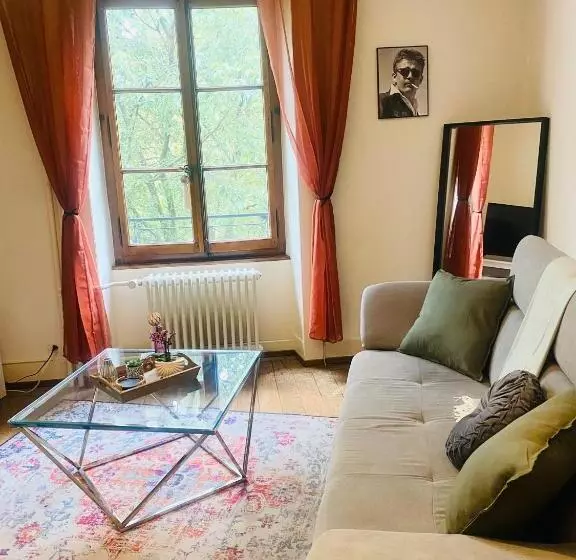 ペンション Chambre Double Montreux Centre Vue Lac