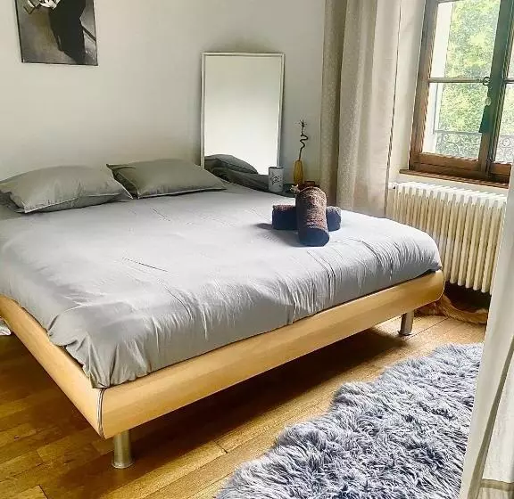 ペンション Chambre Double Montreux Centre Vue Lac