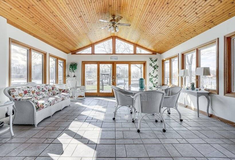 House On Paw Paw Lake W/ Private Dock!