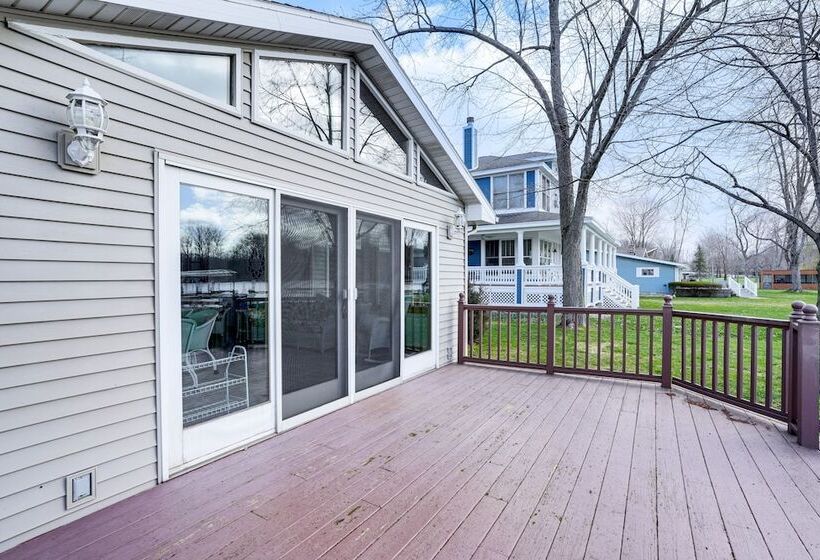 House On Paw Paw Lake W/ Private Dock!