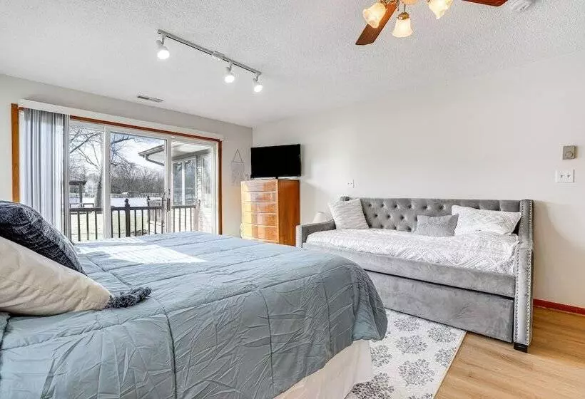 House On Paw Paw Lake W/ Private Dock!