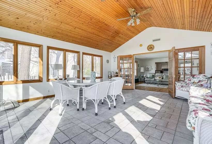 House On Paw Paw Lake W/ Private Dock!