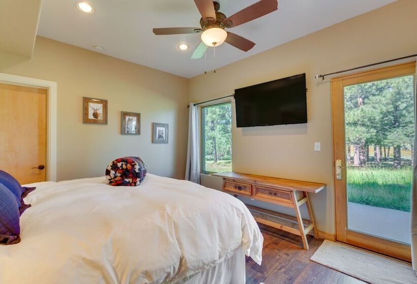 Mountain View Angel Fire Cabin: 1 Mi To Ski Resort