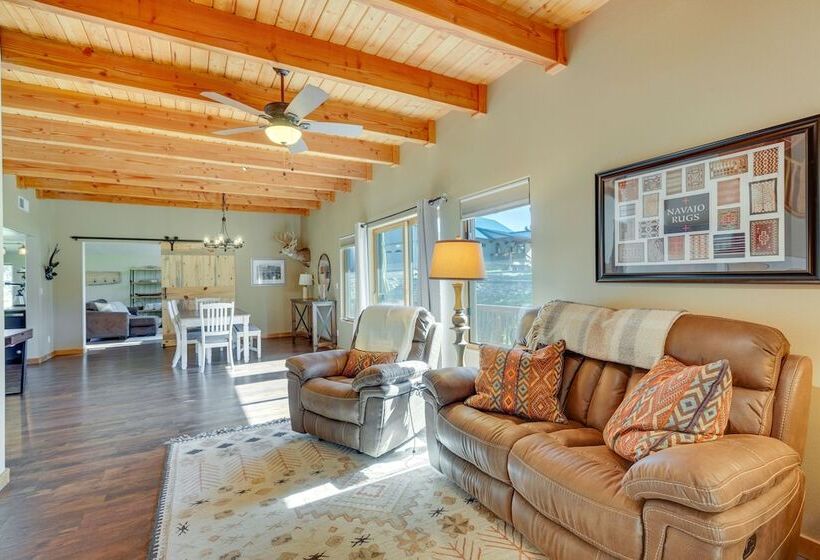 Mountain View Angel Fire Cabin: 1 Mi To Ski Resort