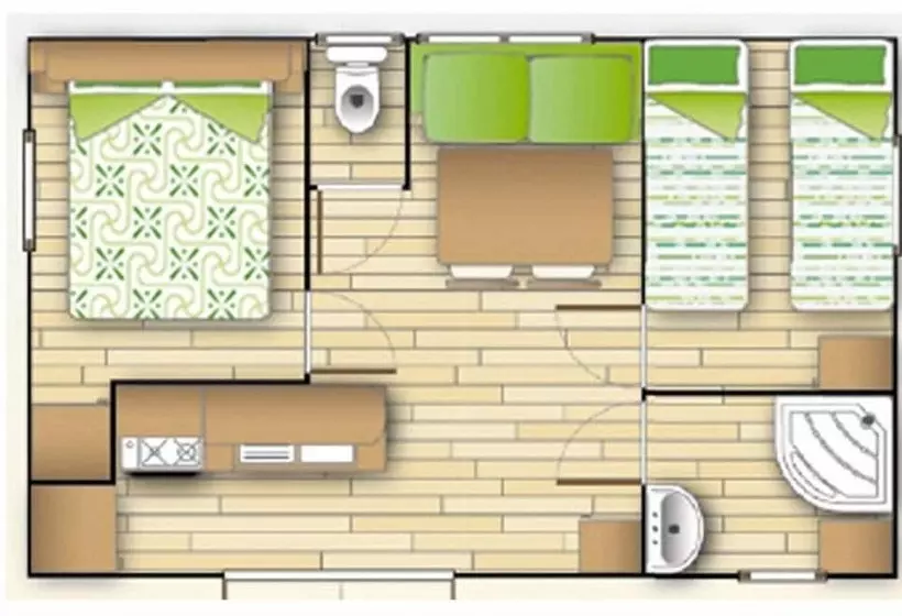 Hotelli Camping Oxygène