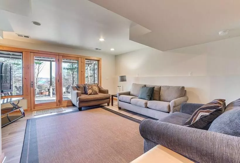 Serene Suttons Bay Home W/ Fire Pit & Wooded Yard