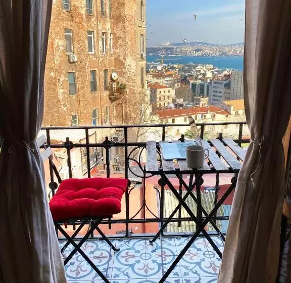 Entire Apartment With Amazing Seaview Terrace Near Galata Tower