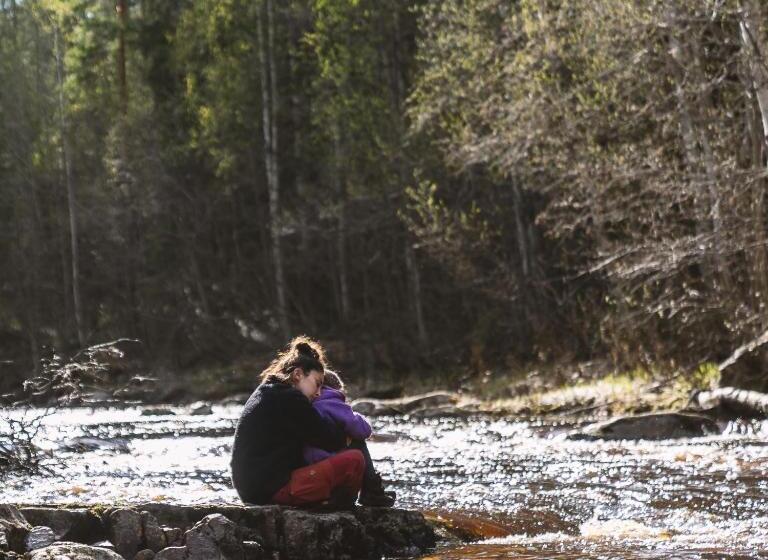 膳宿费 Cabin By Byske River Surrounded By The Forest