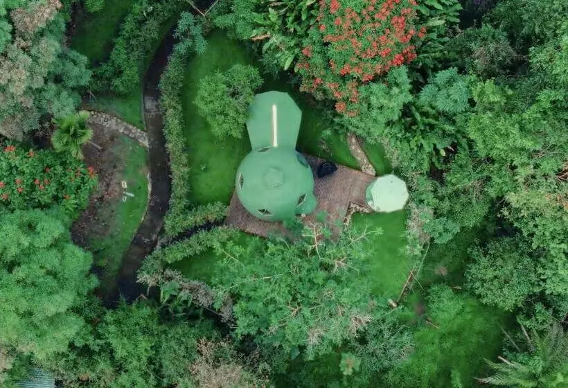 Hotelli Boscaje Solarpunk Habitat