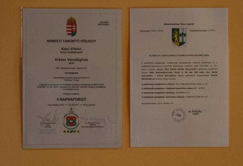 펜션 Viktor Vendégház és Apartmanház