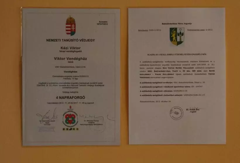 ペンション Viktor Vendégház és Apartmanház