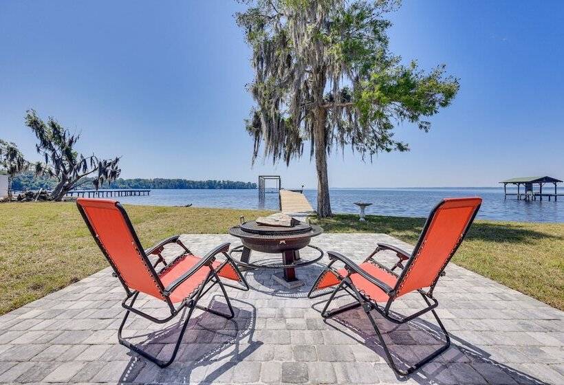 St Augustine Home W/ Dock & Lift On St Johns River