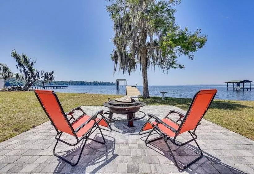 St Augustine Home W/ Dock & Lift On St Johns River