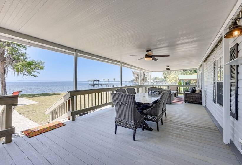 St Augustine Home W/ Dock & Lift On St Johns River