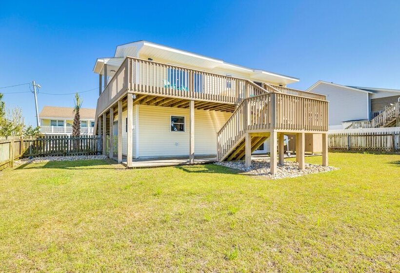 Atlantic Beach Home W/ Deck & Grill: Walk To Beach