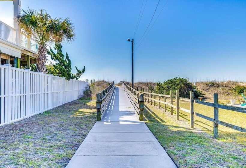 Atlantic Beach Home W/ Deck & Grill: Walk To Beach