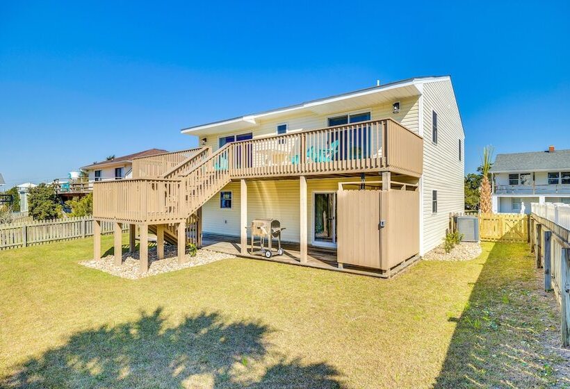 Atlantic Beach Home W/ Deck & Grill: Walk To Beach